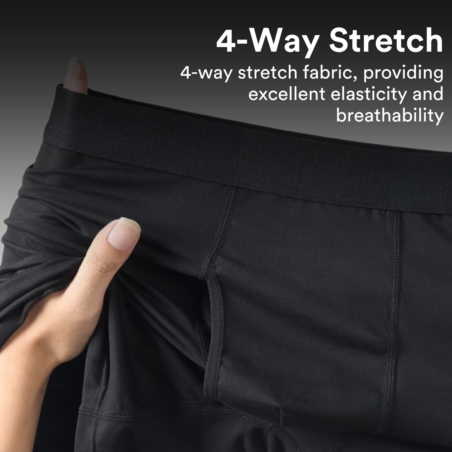 Men’s Ultra‑Absorbent Incontinence Boxer Briefs, Absorbs up to 10 oz
