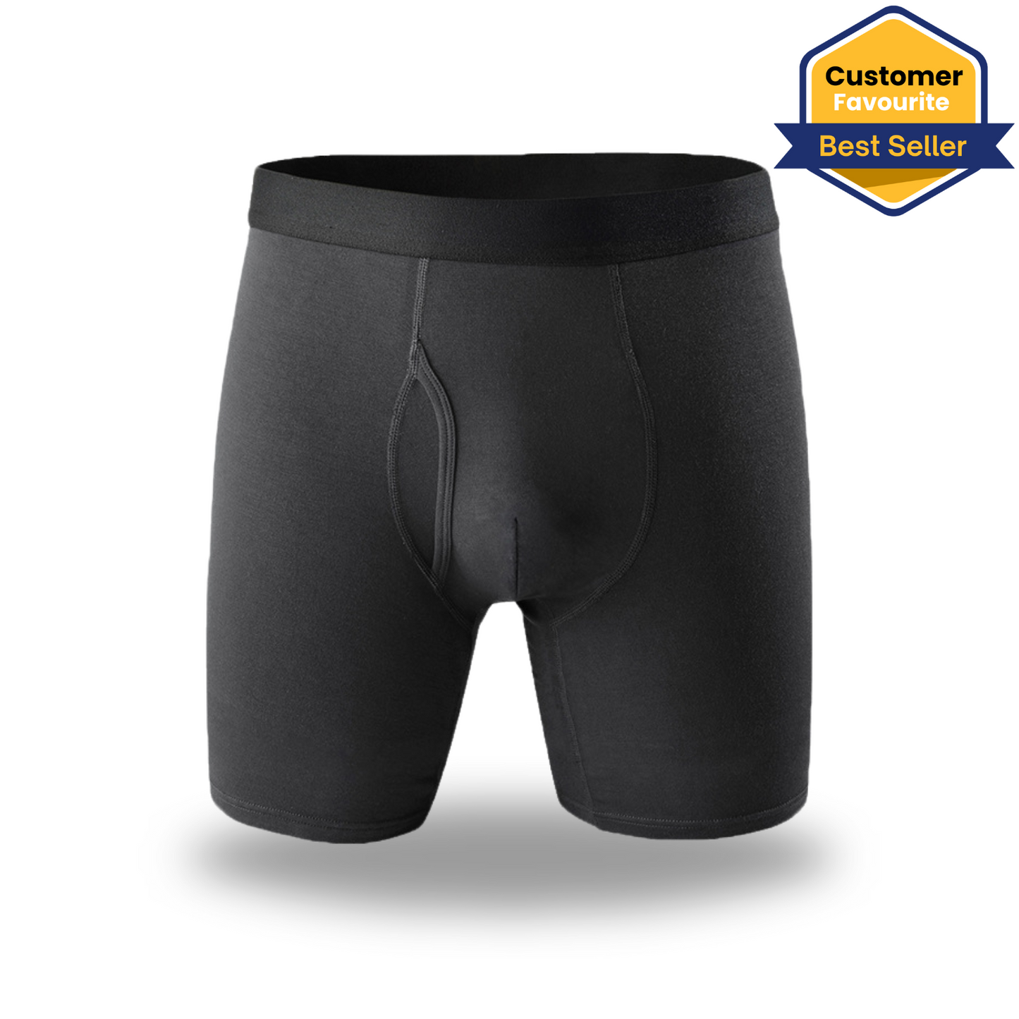 Men’s Ultra‑Absorbent Incontinence Boxer Briefs, Absorbs up to 10 oz
