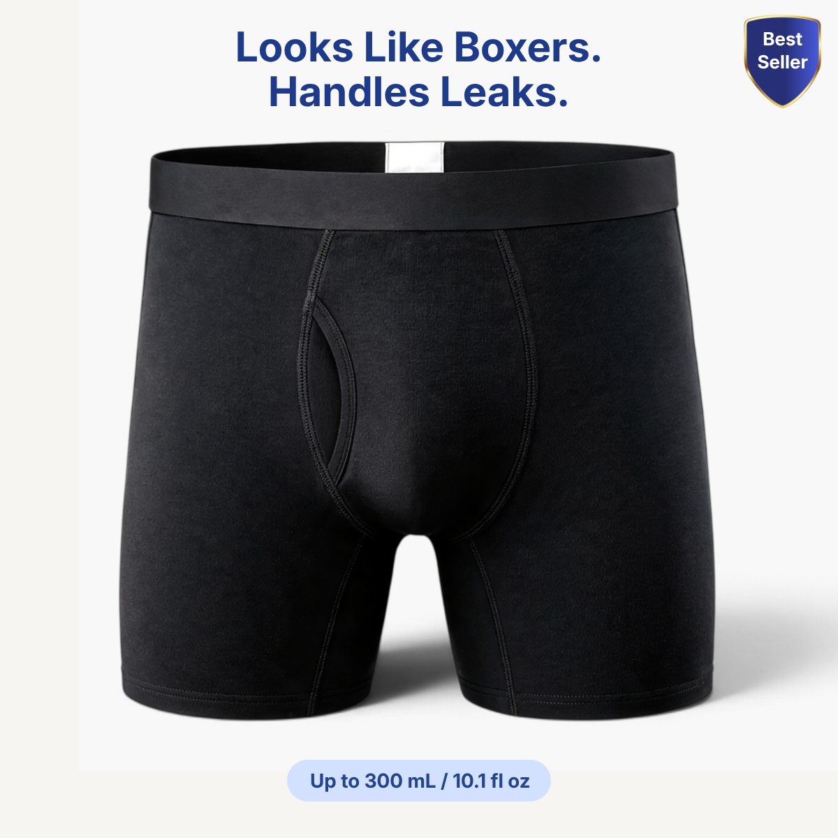 Men’s Ultra-Absorbent Incontinence Boxer Briefs