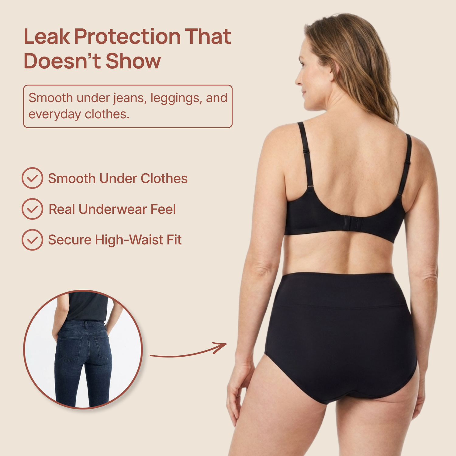 Women’s High-Waist Leakproof Underwear