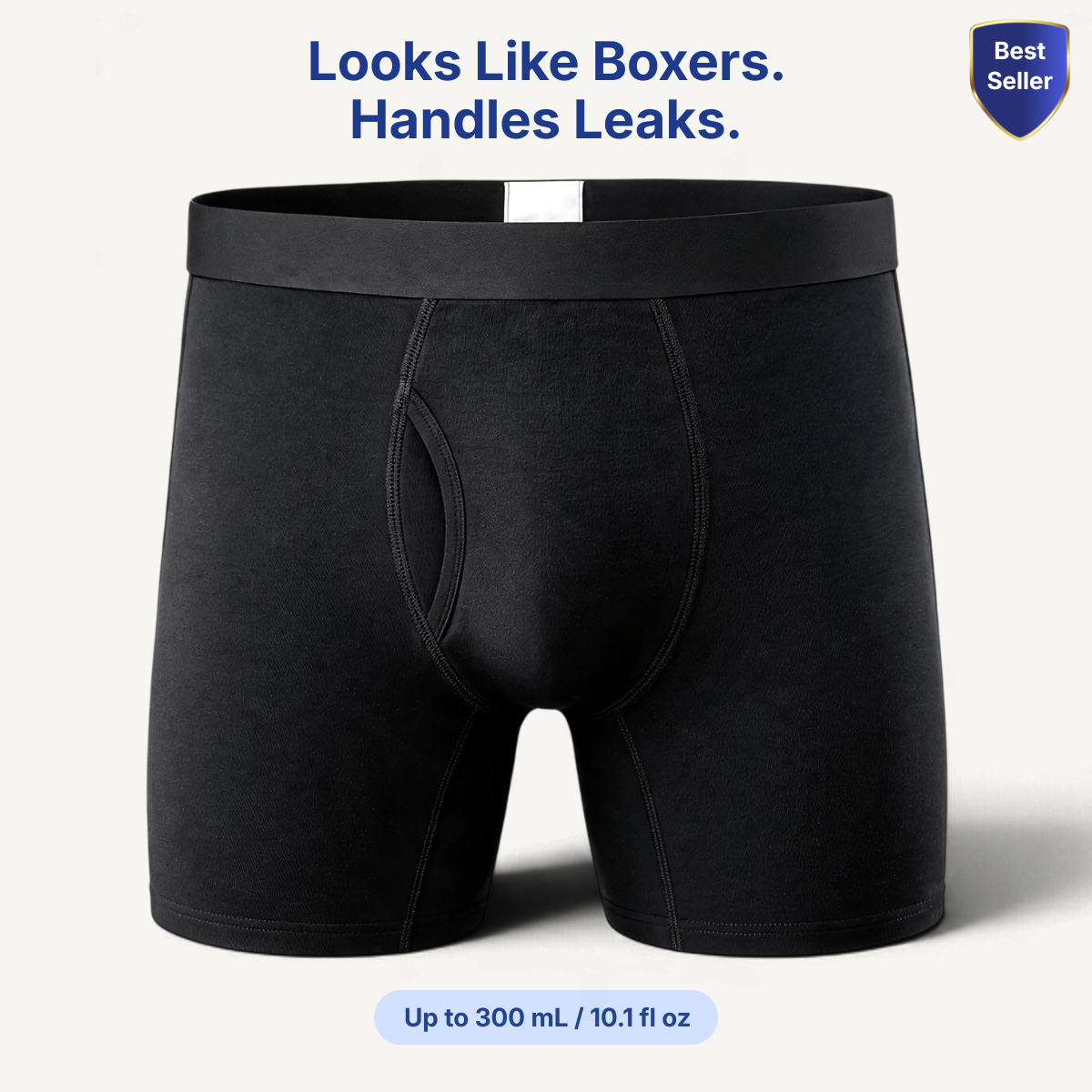 Men’s Ultra-Absorbent Incontinence Boxer Briefs